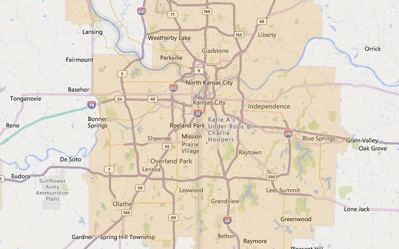 Kansas City Missouri USDA Areas