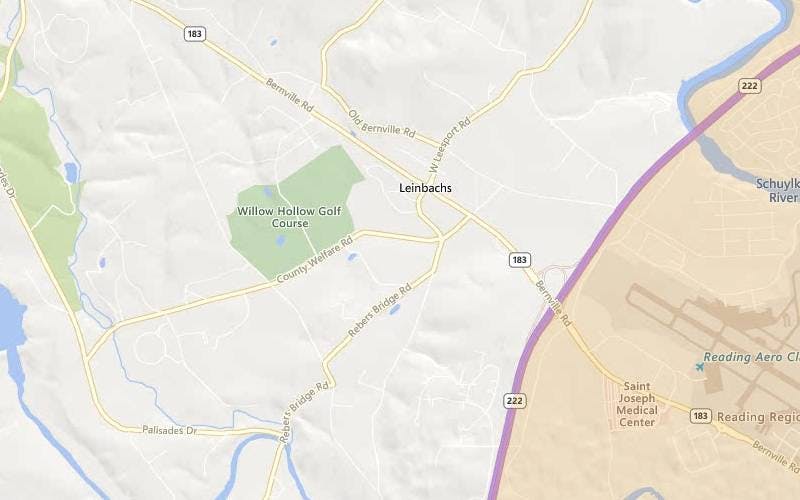 Leinbachs Pennsylvania USDA Areas
