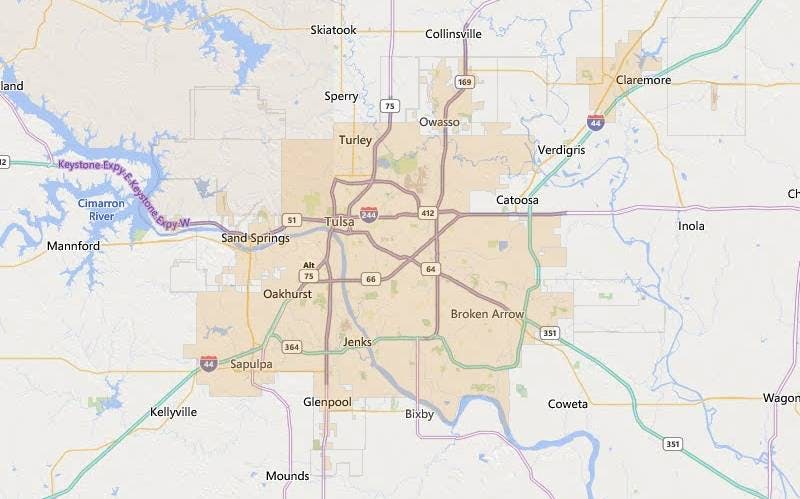Tulsa Oklahoma USDA loan eligible areas