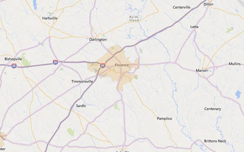 Florence, South Carolina USDA loan eligible areas