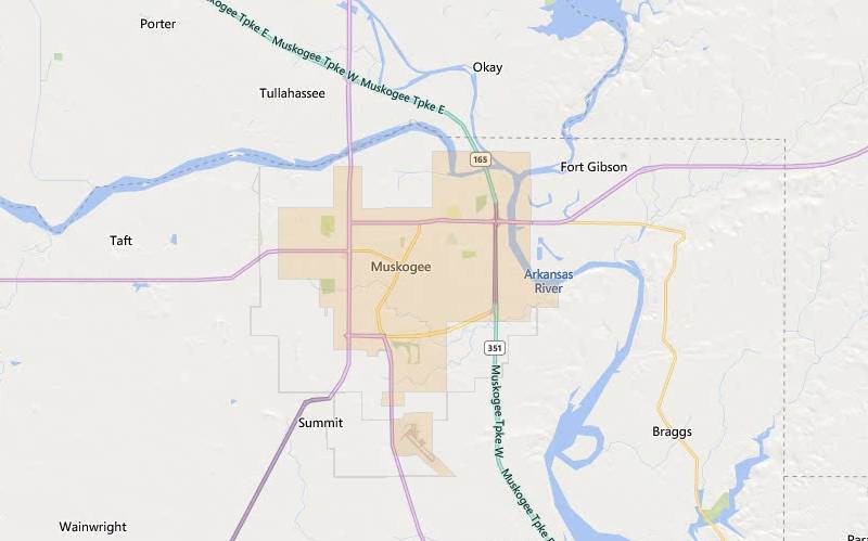 Muskogee Oklahoma USDA home loan eligible areas
