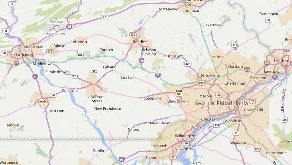 Philadelphia USDA eligible areas