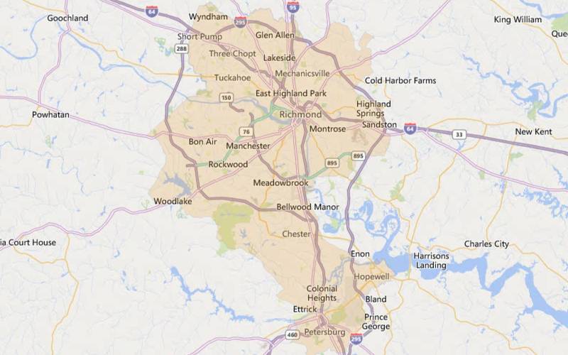 Richmond Virginia USDA home loan eligible areas