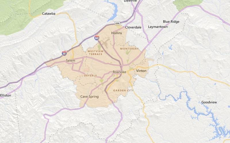Roanoke Virginia USDA home loan eligible areas