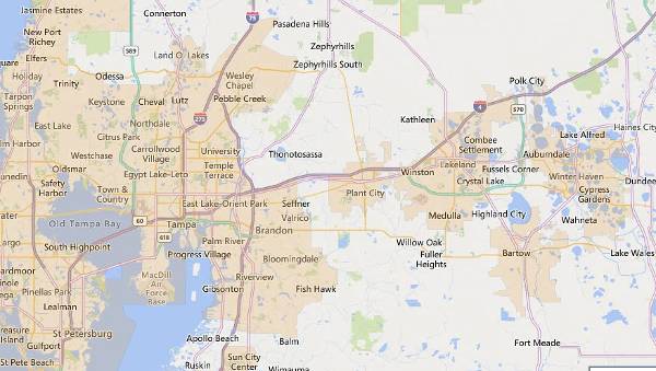 Tampa USDA eligible areas