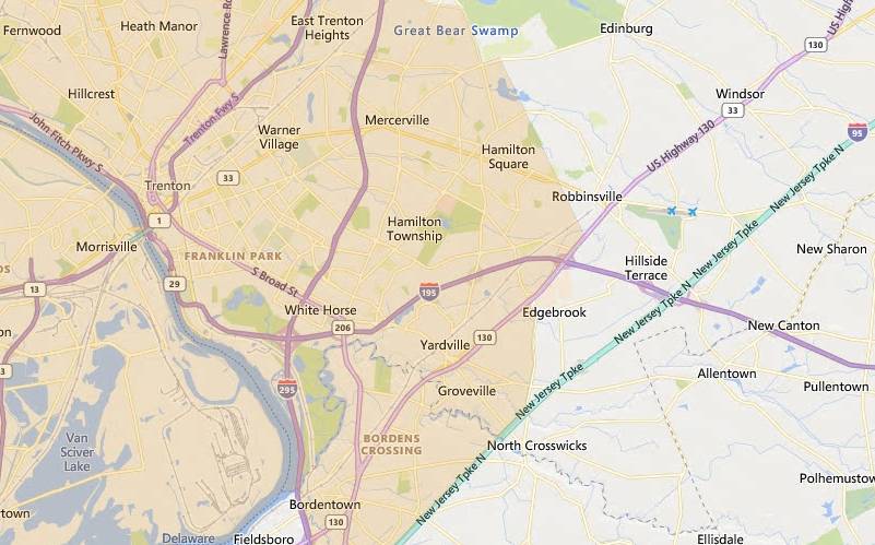 Trenton NJ USDA loan eligible areas