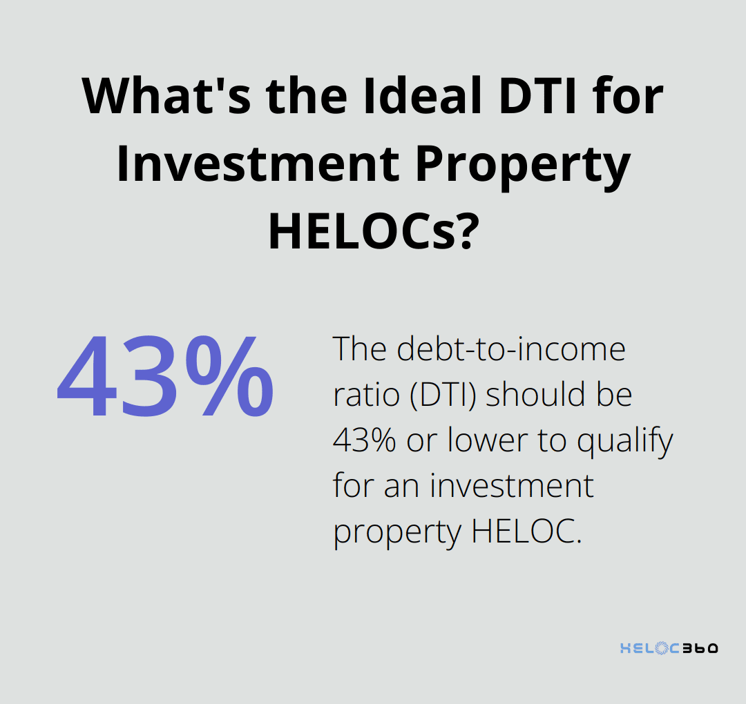 Infographic: What's the Ideal DTI for Investment Property HELOCs?