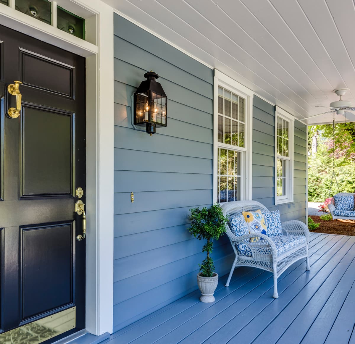 front porch of a house